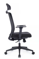 Кресло для руководителя RV Design Style 6215A Черный/Серый