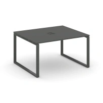 Стол для переговоров Style Project SN-6O.SPRG-032 Акация Лорка/Металл Черный 1180×1180×750