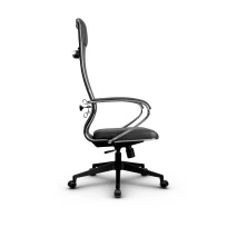 Кресло для руководителя Метта L 1m 42/K_17832_Кожа перфорированная NewLeather – Черный