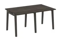 Onix Wood Стол переговорный (2 столешницы) OW.PRG-2.0 Белый бриллиант/Дуб светлый/Белый металл 1560×980×750