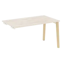 Onix Wood Стол офисный OW.SP-3.8 Дуб мали/Дуб светлый/Белый металл 1380×800×750