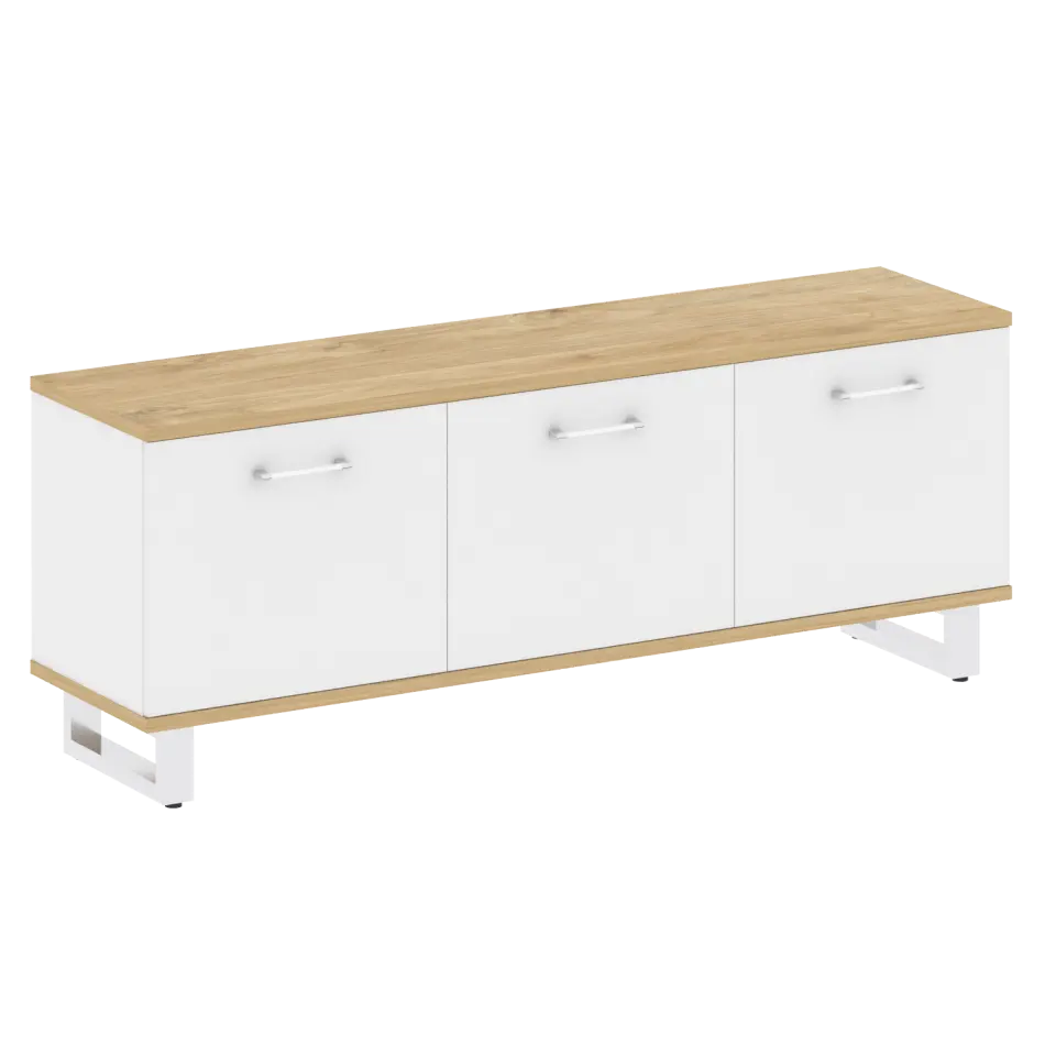 Shift Греденция большая SK.GR-B Тиквуд светлый/Белый бриллиант 1797×450×680