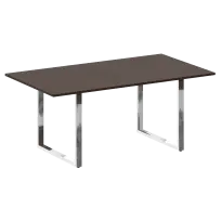 Metal System Direct Стол переговорный на О-обр. м/к БО.ПРГ-180 Акация/Нерж. сталь 1800*1000*750