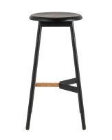 Стул барный Knobb черный 2 шт