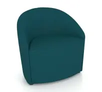 Кресло стационарное 3D Euroforma /Велюр Velutto / Зеленый 20 / 790×650×710