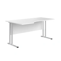 Стол эргономичный СА-1M(L) Мокачино/серебро 1600х900х755 Imago M