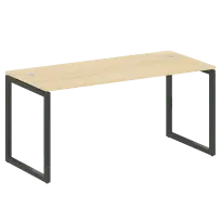 Metal System Quattro Стол офисный на О-образном м/к 40БО.СП-4 Вяз/Мокко металл 1600×720×750