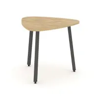 Стол для переговоров Style Project SN-4.SPRG-70.3 Акация Лорка/Металл Черный 900×900×750