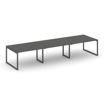 Стол для переговоров Style Project SN-4O.SPRG-054.3 Акация Лорка/Металл Черный 4740×1180×750