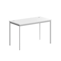Стол офисный СП-2.1S Белый/Алюминий 1200х600х755 IMAGO-S