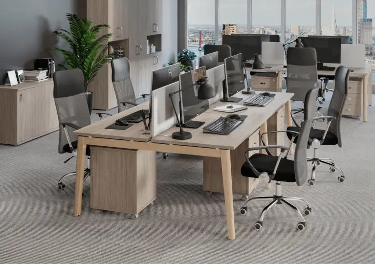 Мебель для персонала Onix Wood цвет Дуб Аттик - Дуб Тёмный