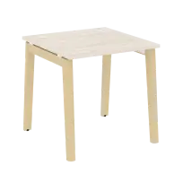Onix Wood Стол офисный OW.SP-0.8 Дуб мали/Дуб светлый/Белый металл 780×800×750