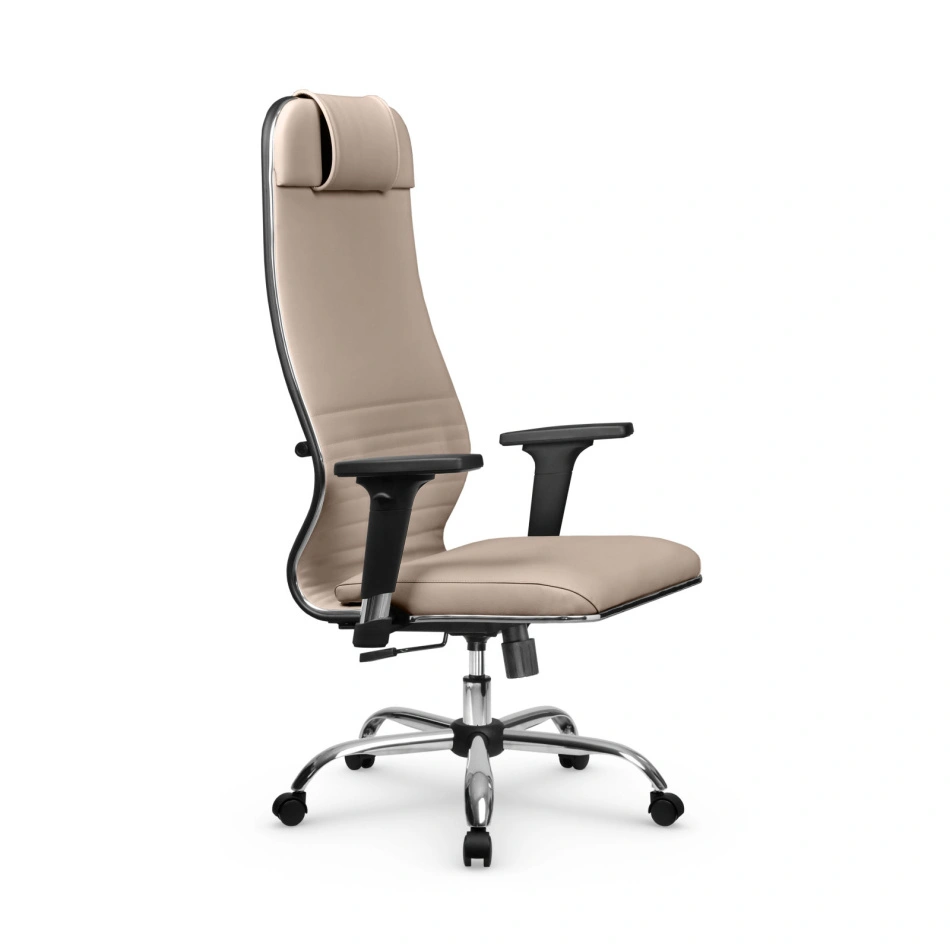 Кресло для руководителя Метта L 1m 38К2/2D_17833_Infinity Easy Clean_темно-бежевый