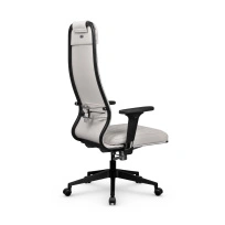Кресло для руководителя Метта L 1m 40M/2D_17832_Кожа перфорированная NewLeather – Черный