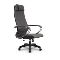 Кресло для руководителя Метта L 1m 38K2/K_17831_Кожа перфорированная NewLeather – Черный
