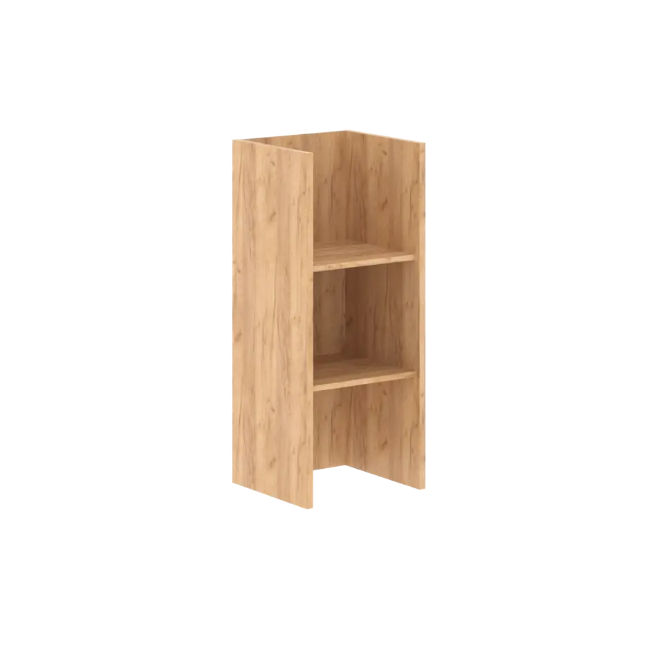 Стеллаж B 421 Беларусь Дуб Бофорд 475x435x1136 BORN