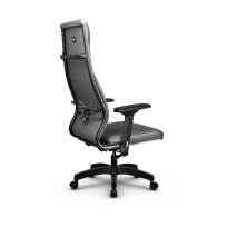 Кресло для руководителя Метта L 1m 44M/4D_17831_Кожа перфорированная NewLeather – Темно-бордовый