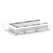 Стол для переговоров П-образный Steel Meet MM-PR.B.SP-15P / Тиквуд Светлый – Графит Глянец – Нержавеющая Сталь – Хром / 4800×3200×750