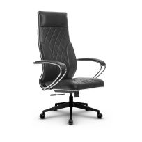 Кресло для руководителя Метта L 1m 44M/K_17832_Кожа перфорированная NewLeather – Черный