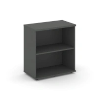 Тумба для документов открытая опорная/приставная Style Project / SN.TOP-021 Белый – Тиквуд Светлый / 600×400×750