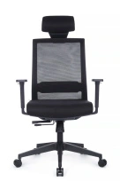 Кресло для руководителя RV Design Style 6215A Черный/Серый