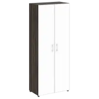 Шкаф LT.ST-1.10 R white Yalta / Дуб Мали – Стекло White 800×450×1987