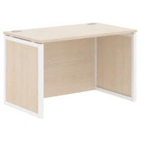 Стол офисный прямой XQPST 127H Сосна Эдмонт/Белый 1200×700×750 XTEN-QP
