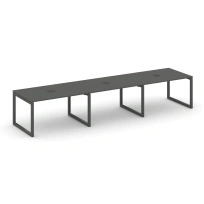 Стол для переговоров Style Project SN-5O.SPRG-023 Акация Лорка/Металл Черный 4410×980×750