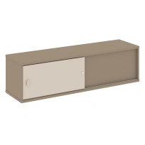 Estetica Надставка на две тумбы низкая ES.NN-4.2 Латте/Тиквуд тёмный 1500×410×410