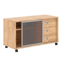 Тумба мобильная с дверью купе B 202.2 Орех Даллас 1200х500х660 BORN